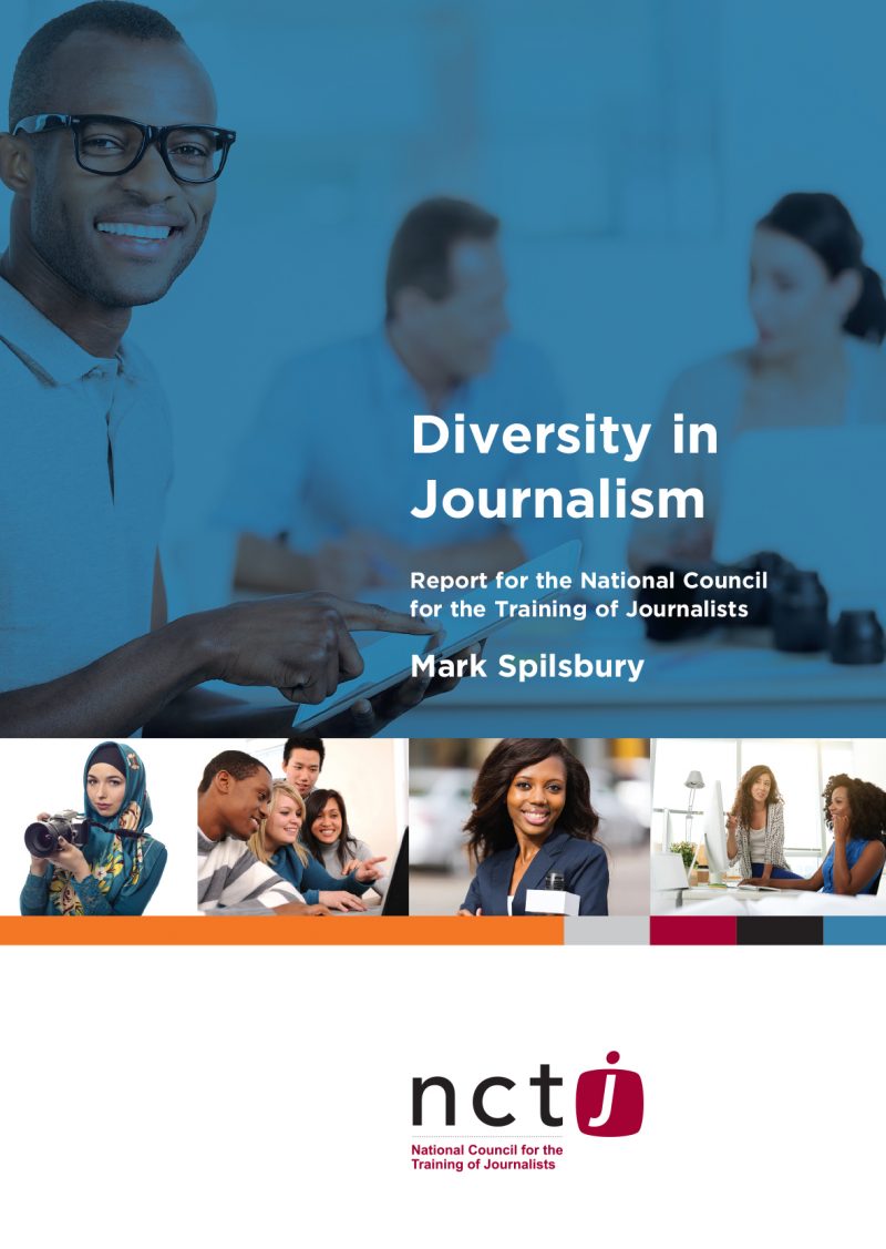 Diversity in Journalism 2017 report cover