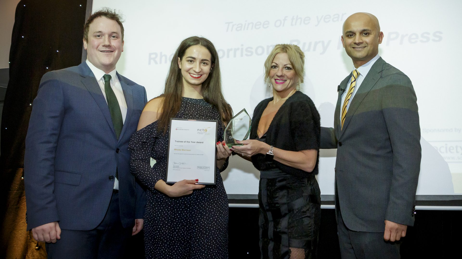 Trainee of the year award winner