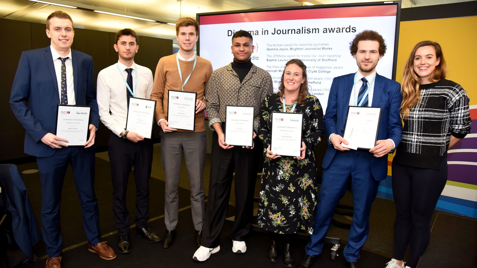 Diploma awards - National Council for the Training of Journalists