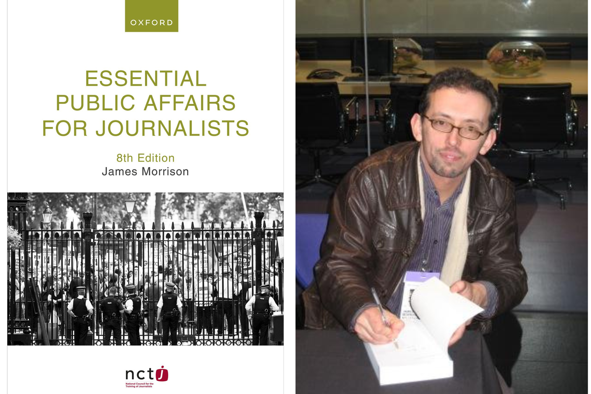 Essential Public Affairs for Journalists cover with author James Morrison