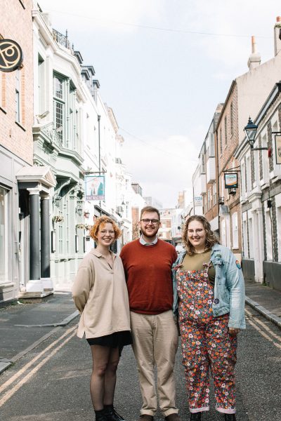 Owen Baxter-Jones, Carly-May Kavanagh and Adam Englebright, the team behind The Brighton Seagull. 
